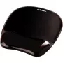 Pelės kilimėlis Fellowes Crystals Gel su geliniu riešo atramu, juodas, 202×230 mm, 340 g