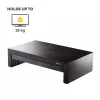 Fellowes Designer Suites reguliuojamas monitoriaus stovas su 3 aukščio padėtimis, iki 18 kg, juodas/perlamutrinis