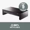 Fellowes Designer Suites reguliuojamas monitoriaus stovas su 3 aukščio padėtimis, iki 18 kg, juodas/perlamutrinis