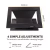 Fellowes Designer Suites Laptop Riser, nešiojamojo kompiuterio stovas, juodas, plastikinis, 43,2 cm (17 colių), 11,3 kg, FIRA International, EN ISO 9241-5