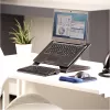 Fellowes Designer Suites Laptop Riser, nešiojamojo kompiuterio stovas, juodas, plastikinis, 43,2 cm (17 colių), 11,3 kg, FIRA International, EN ISO 9241-5