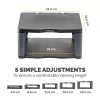 Fellowes Premium Monitor Riser Graphite, laisvai pastatomas, 36 kg, 53,3 cm (21 inch), aukščio reguliavimas, grafitas