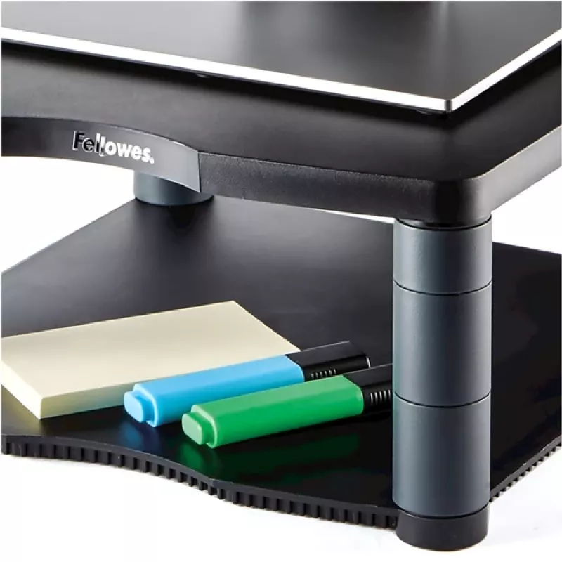 Fellowes Premium Monitor Riser Graphite, laisvai pastatomas, 36 kg, 53,3 cm (21 inch), aukščio reguliavimas, grafitas