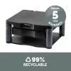 Fellowes Premium Monitor Riser Plus su 3 aukščio reguliavimais, kabelių valdymu, iki 21 colio/36 kg, grafito spalvos