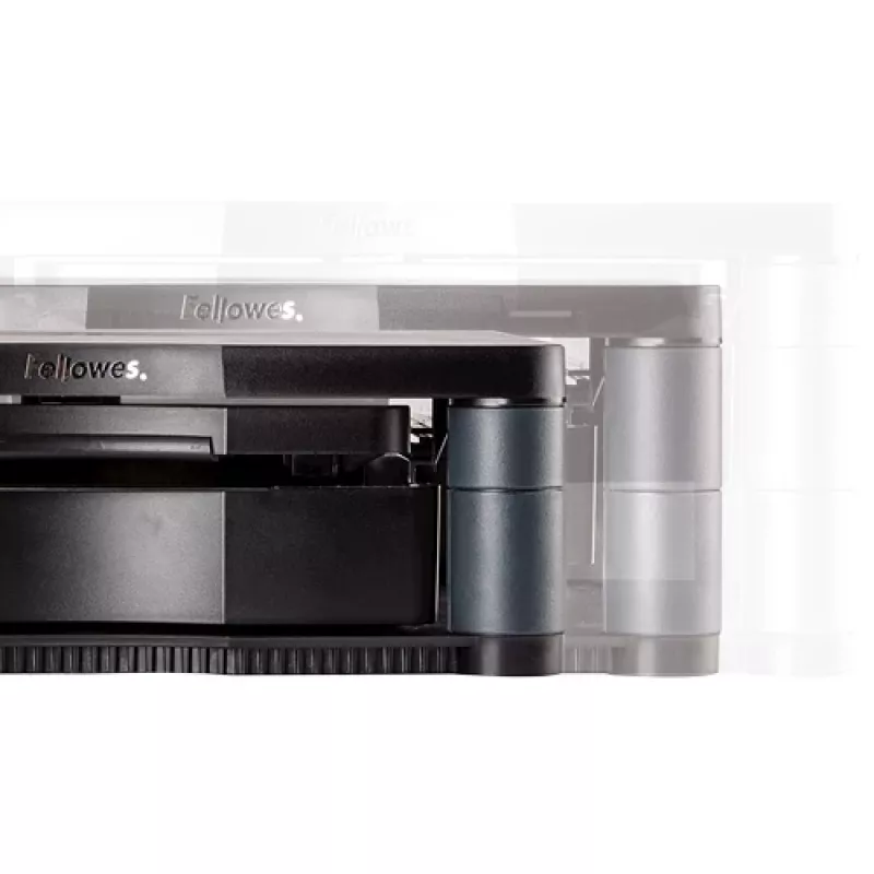 Fellowes Premium Monitor Riser Plus su 3 aukščio reguliavimais, kabelių valdymu, iki 21 colio/36 kg, grafito spalvos