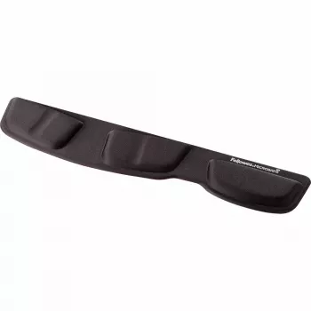 Fellowes Health-V klaviatūros riešo atrama su antibakterine apsauga – ergonominė riešo atrama kompiuteriui, nešiojamam kompiuteriui, darbui namuose – juoda