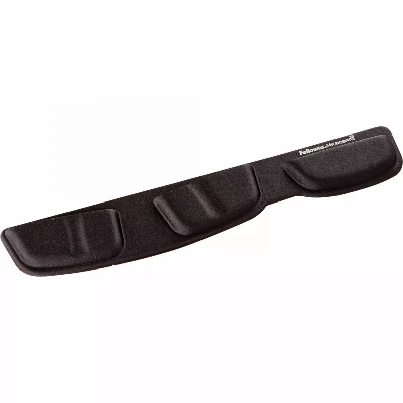 Fellowes Health-V klaviatūros riešo atrama su antibakterine apsauga – ergonominė riešo atrama kompiuteriui, nešiojamam kompiuteriui, darbui namuose – juoda