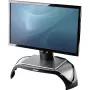 Fellowes kompiuterio monitoriaus stovas su 3 aukščio reguliavimais - Smart Suites monitoriaus pakėlimo stovas - ergonomiškas reguliuojamas monitoriaus stovas - maks. svoris 10 kg / maks. dydis 21 colis - juoda