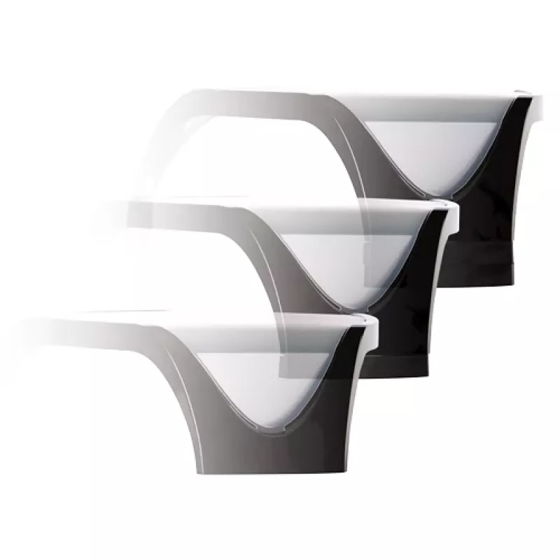 Fellowes kompiuterio monitoriaus stovas su 3 aukščio reguliavimais - Smart Suites monitoriaus pakėlimo stovas - ergonomiškas reguliuojamas monitoriaus stovas - maks. svoris 10 kg / maks. dydis 21 colis - juoda