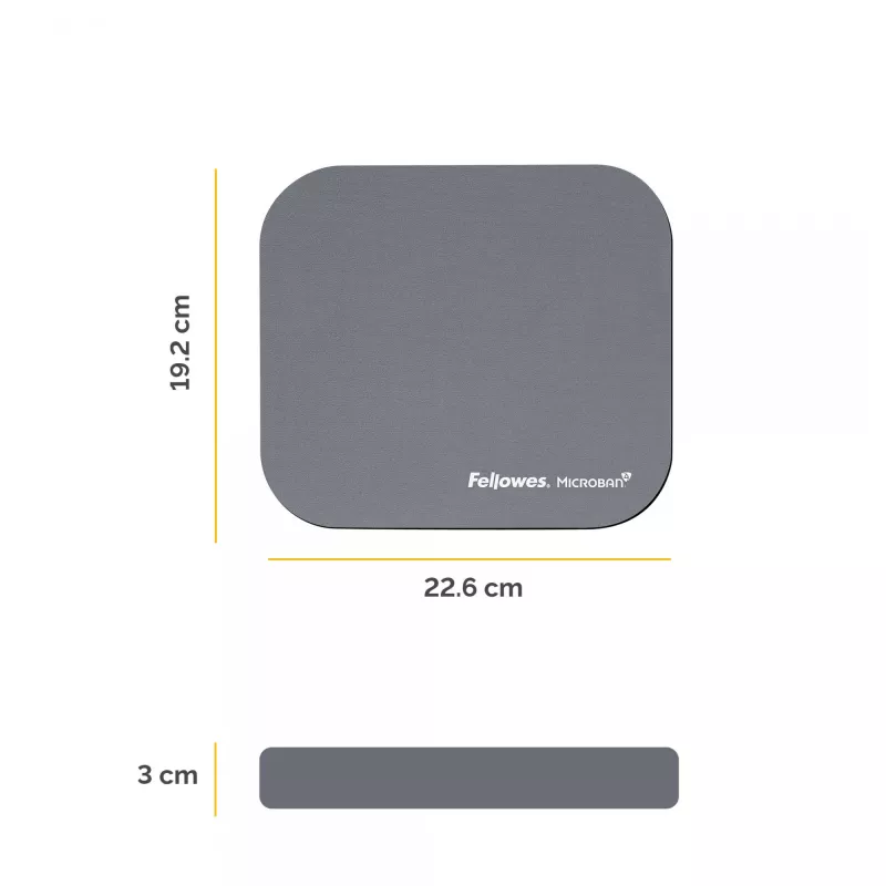 Pelėdos kilimėlis Fellowes 5934005 sidabrinis