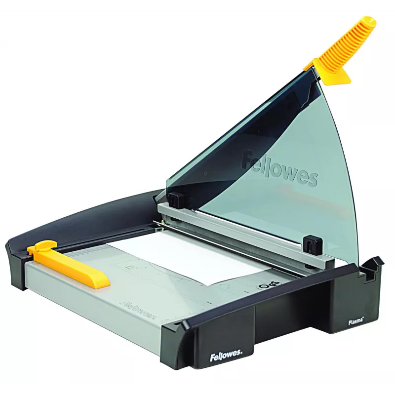 Popieriaus pjaustytuvas Fellowes Plasma A3/180 – pjovimo ilgis 46 cm, talpa 40 lapų, grafitas/sidabras/geltona