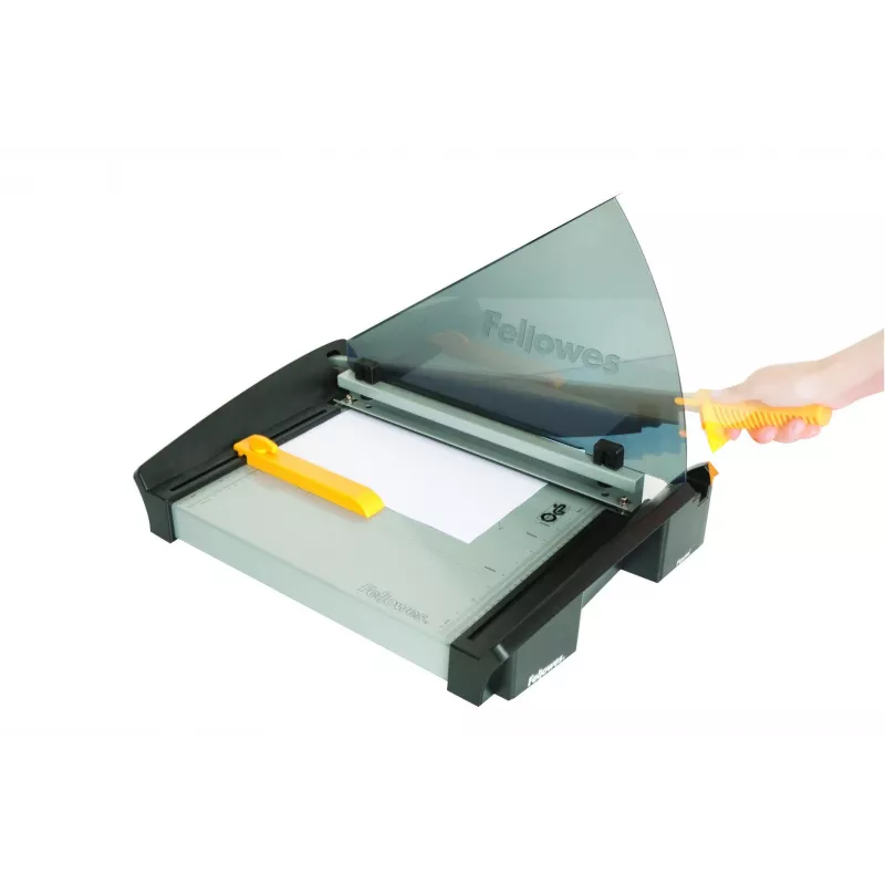 Popieriaus pjaustytuvas Fellowes Plasma A3/180 – pjovimo ilgis 46 cm, talpa 40 lapų, grafitas/sidabras/geltona