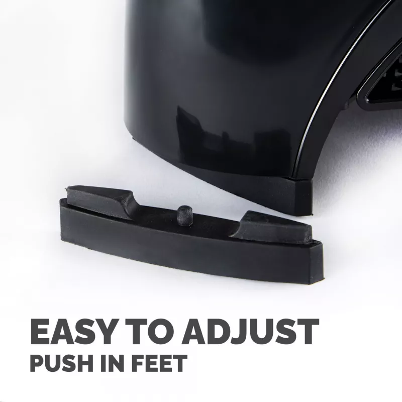 Fellowes Smart Suites Monitor Riser Plus – ergonomiškas reguliuojamo aukščio monitoriaus stovas, juodas