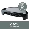 Fellowes Smart Suites Monitor Riser Plus – ergonomiškas reguliuojamo aukščio monitoriaus stovas, juodas