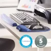 Pelės kilimėlis su riešo atrama Fellowes Memory Foam Mouse Pad/Wrist Rest Sapphire