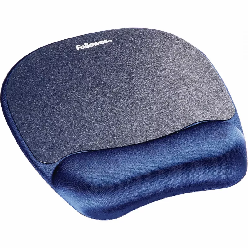 Pelės kilimėlis su riešo atrama Fellowes Memory Foam Mouse Pad/Wrist Rest Sapphire