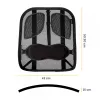 Fellowes atlošas biuro kėdei - Professional Series tinklinis atlošas - lengvai tvirtinamas - H19,53 x P30,32 x G36,99 cm