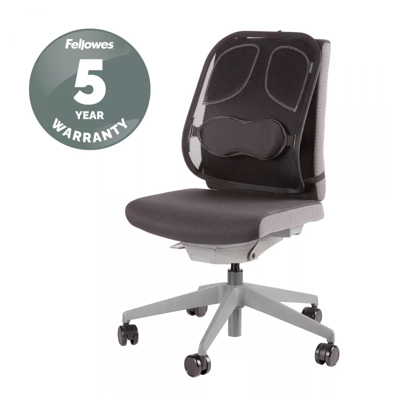 Fellowes atlošas biuro kėdei - Professional Series tinklinis atlošas - lengvai tvirtinamas - H19,53 x P30,32 x G36,99 cm