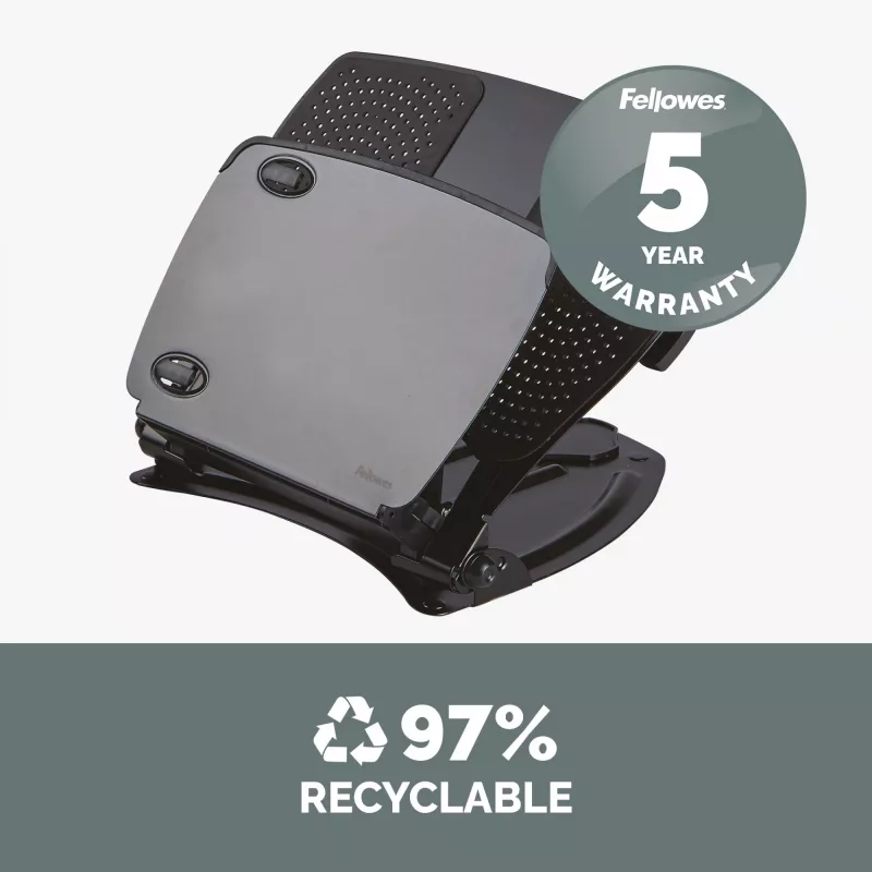 Fellowes Professional Series Laptop Workstation, juoda, metalinė, 85–245 mm