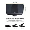 Fellowes Professional Series pėdų atrama su masažiniu paviršiumi, juoda