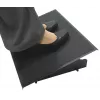 Fellowes Professional Series reguliuojamas pakojis po stalu - ergonomiškas pakojis su 3 aukščio padėtimis ir neslystančiu paviršiumi - juodas