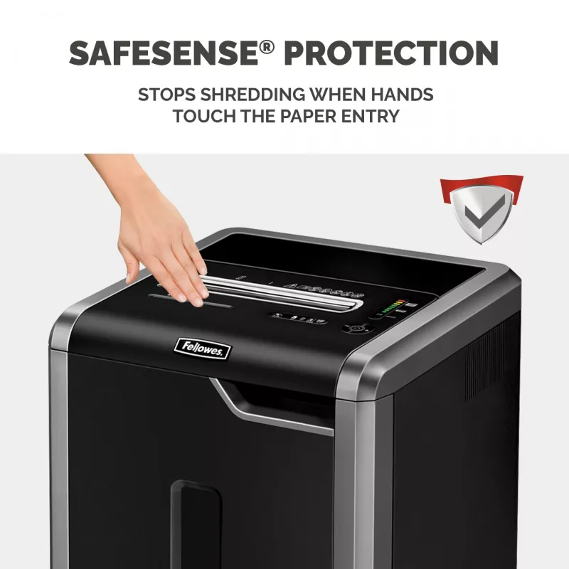Fellowes 325Ci smulkintuvas 24 lapų kryžminis pjovimas su 83 l krepšiu, aukštas saugumas P4