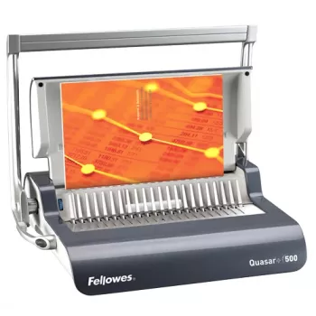 Fellowes Quasar+ 500 500 lapų kombinuotas rišiklis, anglies pilka
