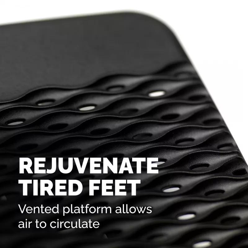 Fellowes Refresh reguliuojama pėdų atrama juoda