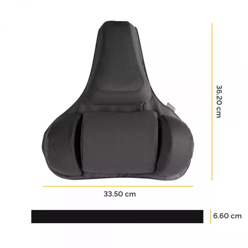 Fellowes Professional Series Ultimate atraminė nugaros pagalvėlė biuro kėdei su antibakterine apsauga - H36,5 x P37,5 x G5,5 cm