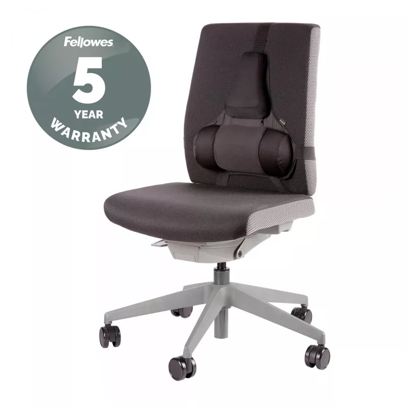 Fellowes Professional Series Ultimate atraminė nugaros pagalvėlė biuro kėdei su antibakterine apsauga - H36,5 x P37,5 x G5,5 cm