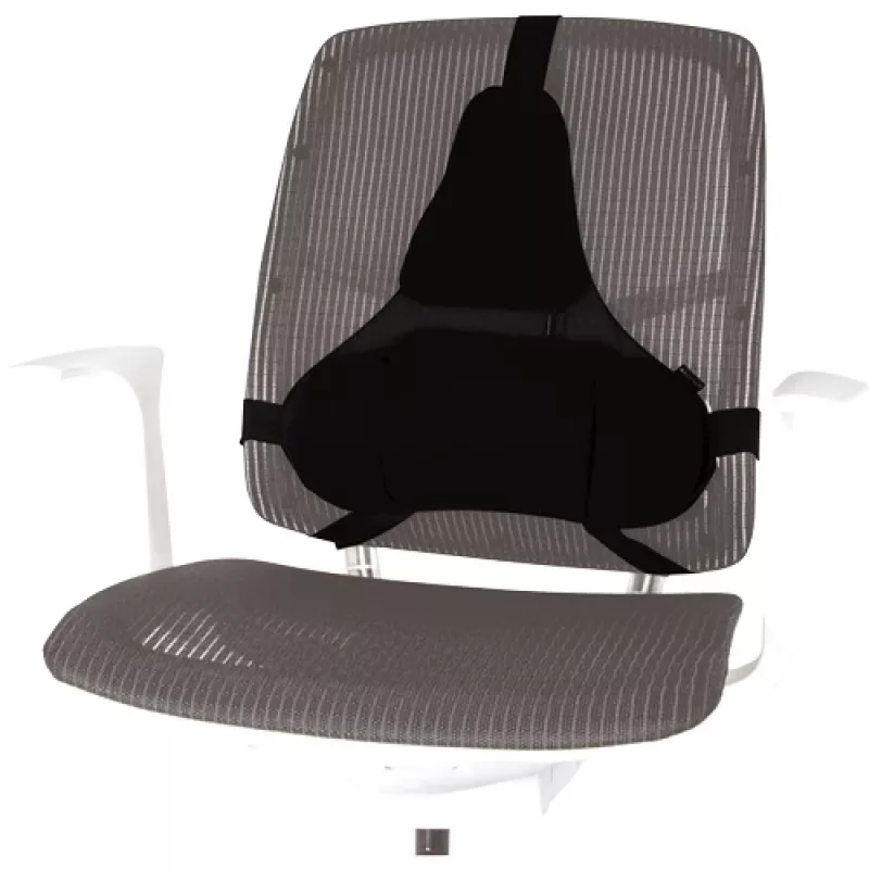 Fellowes Professional Series Ultimate atraminė nugaros pagalvėlė biuro kėdei su antibakterine apsauga - H36,5 x P37,5 x G5,5 cm