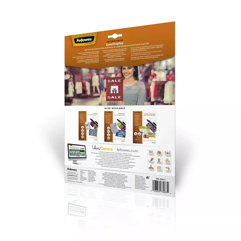 Fellowes 5601703 laminavimo maišeliai A4 25 vnt.