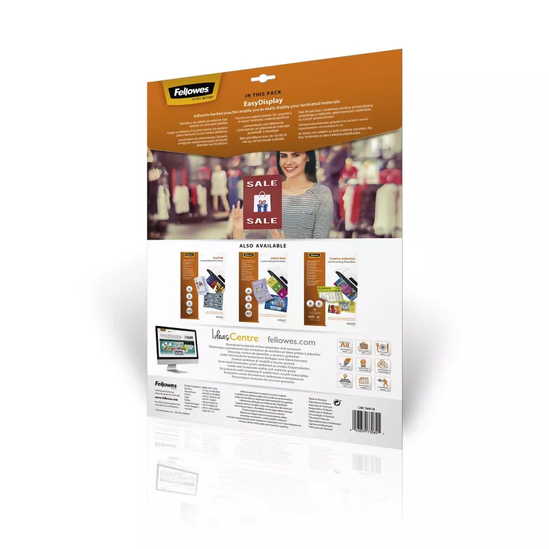Fellowes 5601803 laminavimo maišeliai, 25 vnt., A3, blizgūs