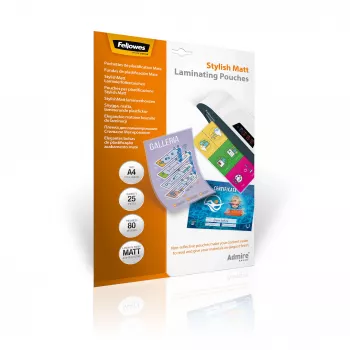 Fellowes 5602101 laminavimo maišelis, matinis, 25 vnt.