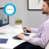 Fellowes 9894701 vertikali pelė, ambidekstrinė, RF belaidė, lazerinė, 1200 DPI