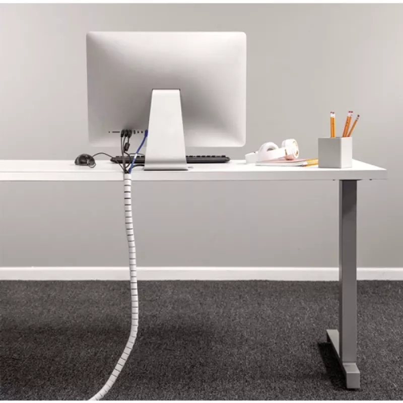 Fellowes CableZip lankstus kabelių kanalas grindims, baltas, 1 vnt.