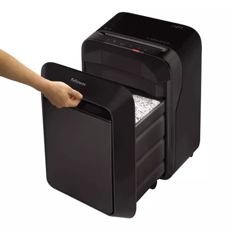 Fellowes LX Series Powershred LX211 mikropjovimo popieriaus smulkintuvas, juodas