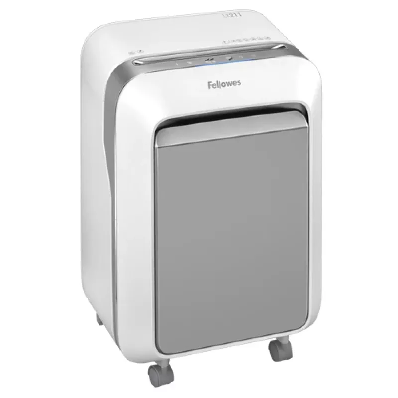 Fellowes LX Series Powershred LX21 mikrokapojimo popieriaus smulkintuvas, pilka/balta