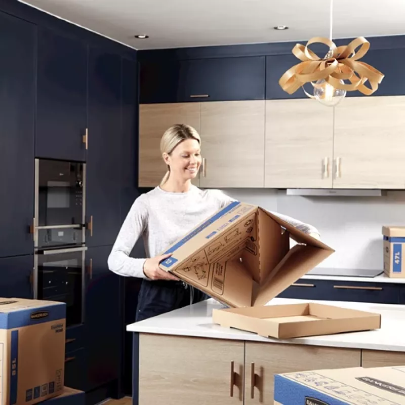 Fellowes 6204001 dėžutė saugojimui stačiakampė kartoninė natūrali