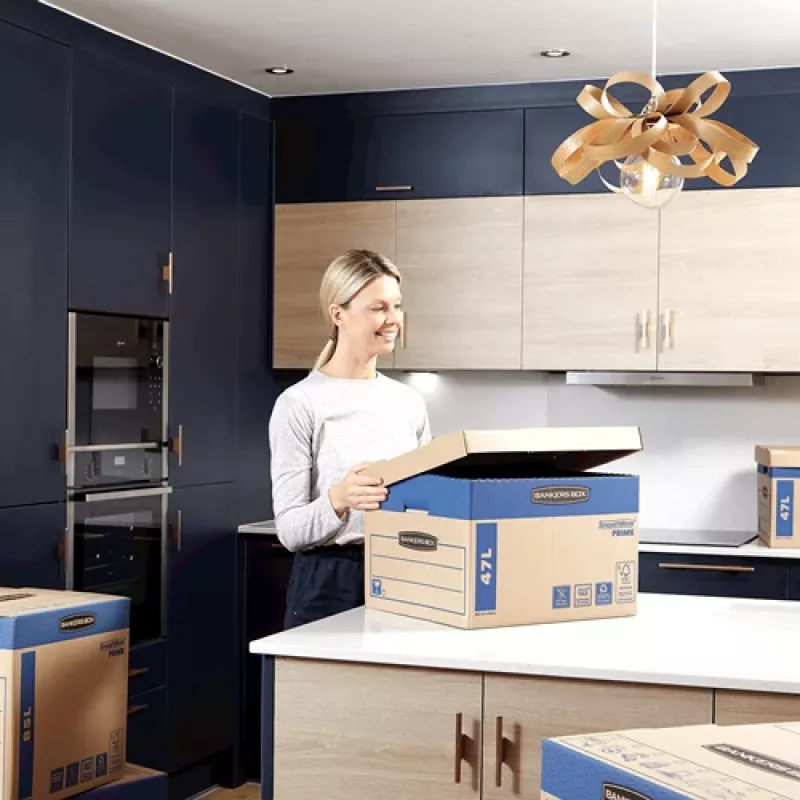 Fellowes 6204001 dėžutė saugojimui stačiakampė kartoninė natūrali