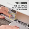 Pėdų atrama Fellowes Hana LT po stalu, ergonominė, balta