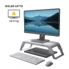Fellowes Hana LT reguliuojamo aukščio monitoriaus stovas, 3 padėtys, iki 22,6 kg, baltas