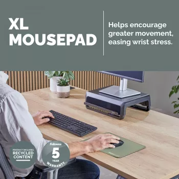 Fellowes Breyta (New) XL pelėdė Sage, Sage, Monochromatinė, neslystantis pagrindas