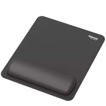 Fellowes Breyta pelės kilimėlis su riešo atrama, antibakterinė apsauga, ergonomiškas, juodas