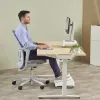 Fellowes riešo atrama klaviatūrai Breyta Compact, antibakterinė, ergonomiška, pilka