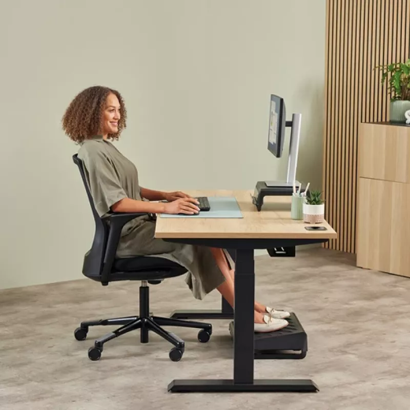 Fellowes Breyta Plus+ belaidė vertikali pelė kairiarankiams su antibakterine apsauga, didelė
