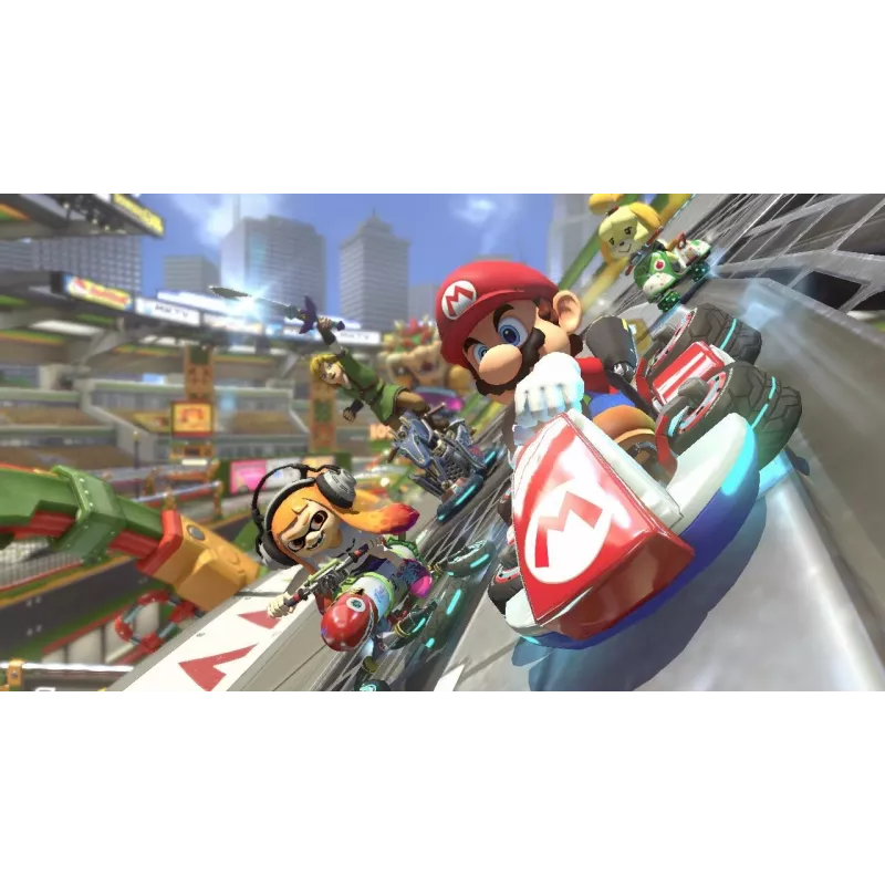Nintendo Mario Kart 8 Deluxe Standartinis Vokiečių, Anglų, Prancūzų, Italų, Japonų, Olandų, Portugalų, Rusų Nintendo Switch