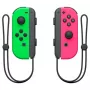 Nintendo Joy-Con žaidimų pultas, juoda/žalia/rožinė, Bluetooth, Nintendo Switch