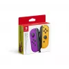 Žaidimų pultai NINTENDO Joy-Con belaidžiai Bluetooth, skirti Nintendo Switch — juoda/oranžinė/violetinė, analoginiai/digitaliniai, D-pad