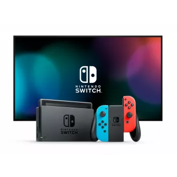 Nintendo Switch nešiojama žaidimų konsolė 15,8 cm (6,2 colio) 32 GB liečiamuoju ekranu Wi-Fi mėlyna, pilka, raudona